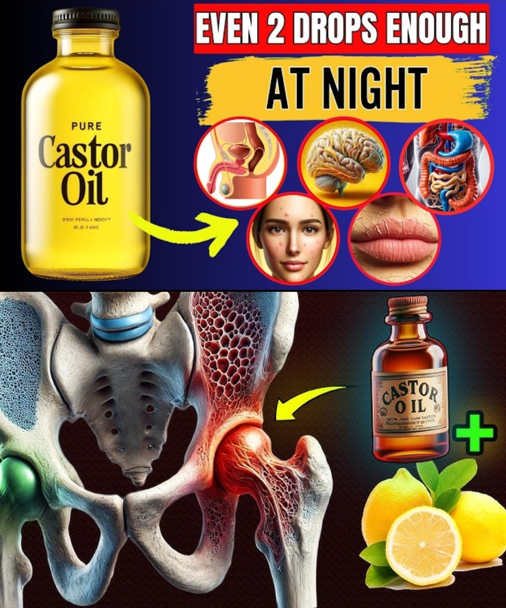 Apply Castor Oil Before Bed and Wake Up to Surprising Body Benefits!