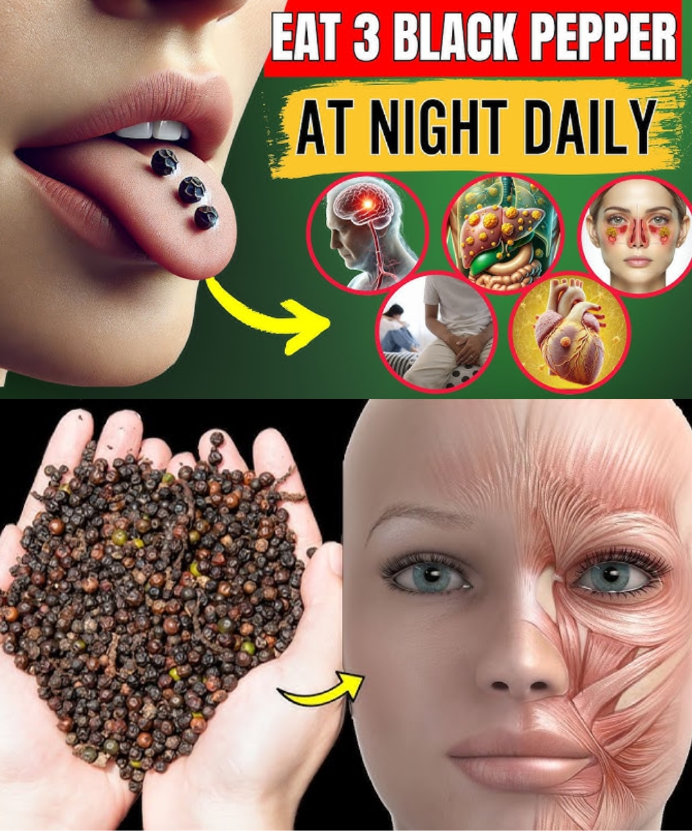 Chew Black Pepper Before Bed — 9 Powerful Health Benefits You Never Knew About