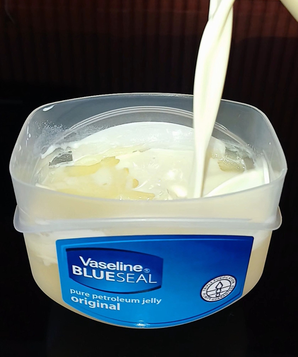 Miracle Skin Formula: Mix Milk and Vaseline to Brighten Dull, Pigmented, and Uneven Skin!