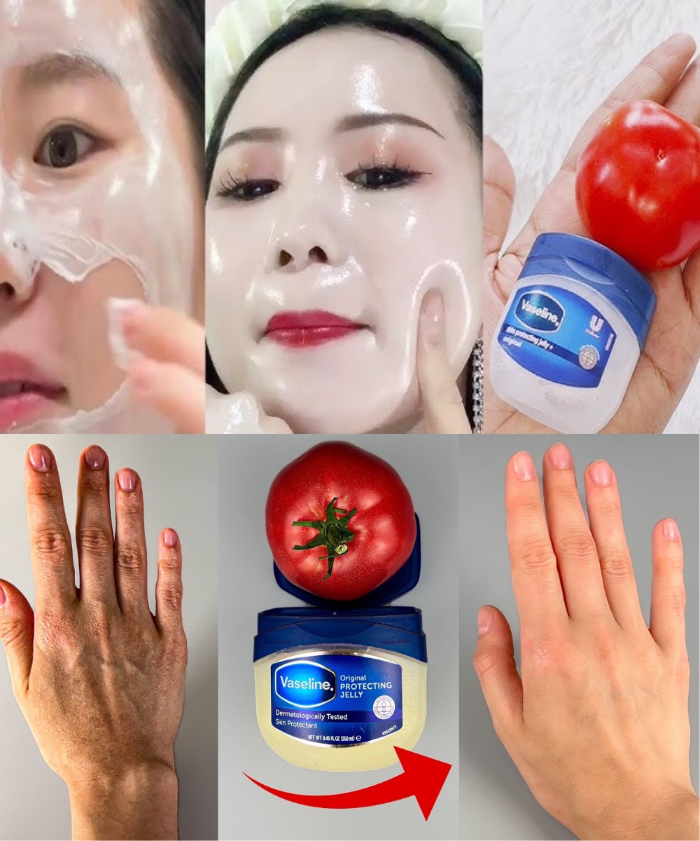 You Won’t Believe the Glow! Try This DIY Vaseline & Tomato Face Mask for Radiant Skin