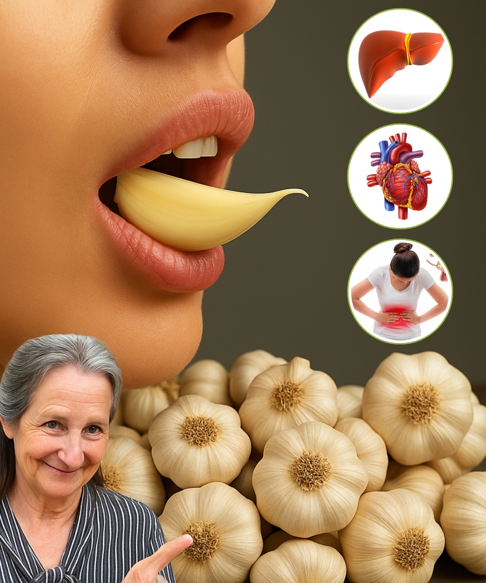 7 Powerful Benefits of Chewing Raw Garlic on an Empty Stomach