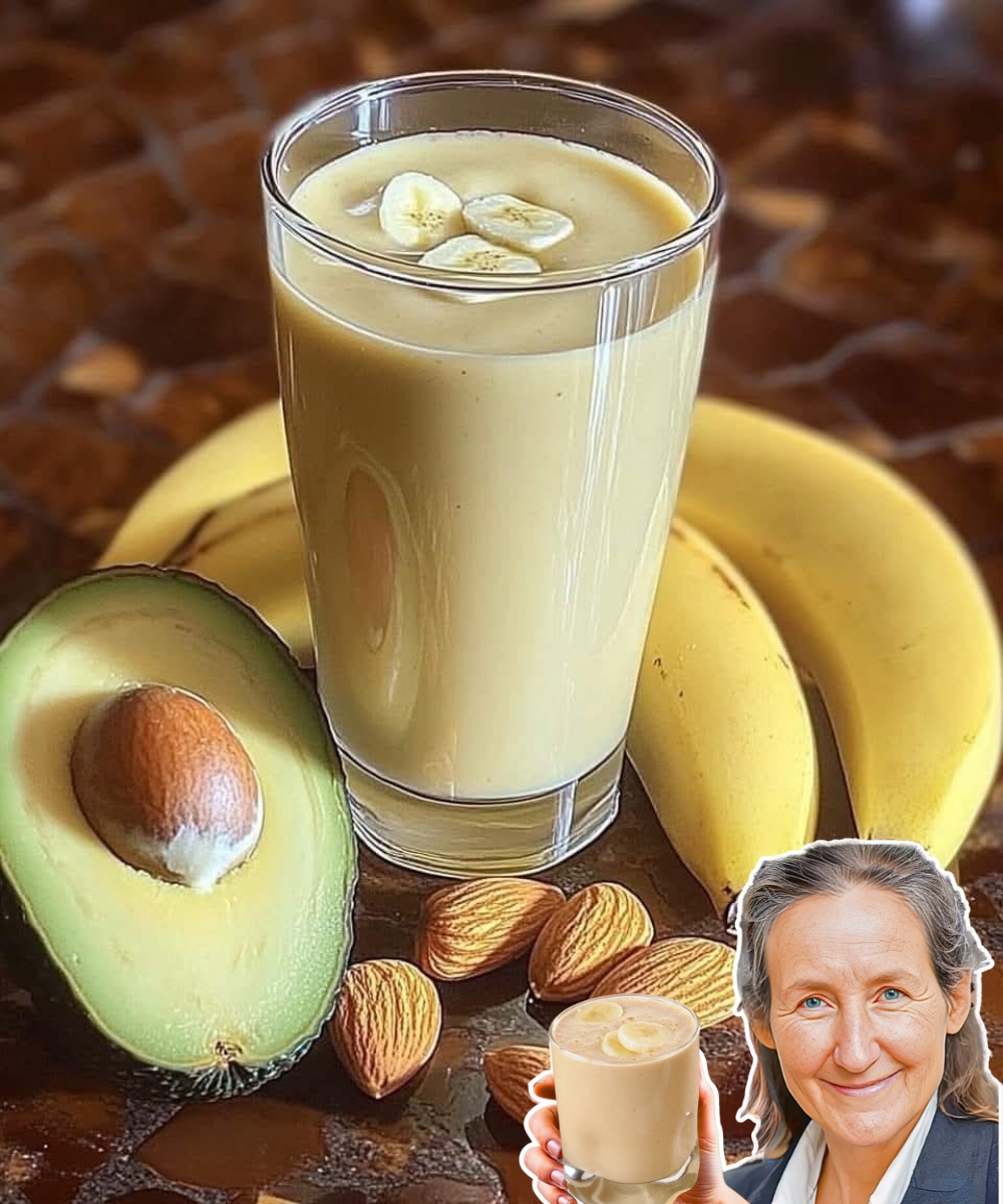The Smoothie That Boosts Energy, Beauty & Wellness — Avocado, Banana & Almond Magic