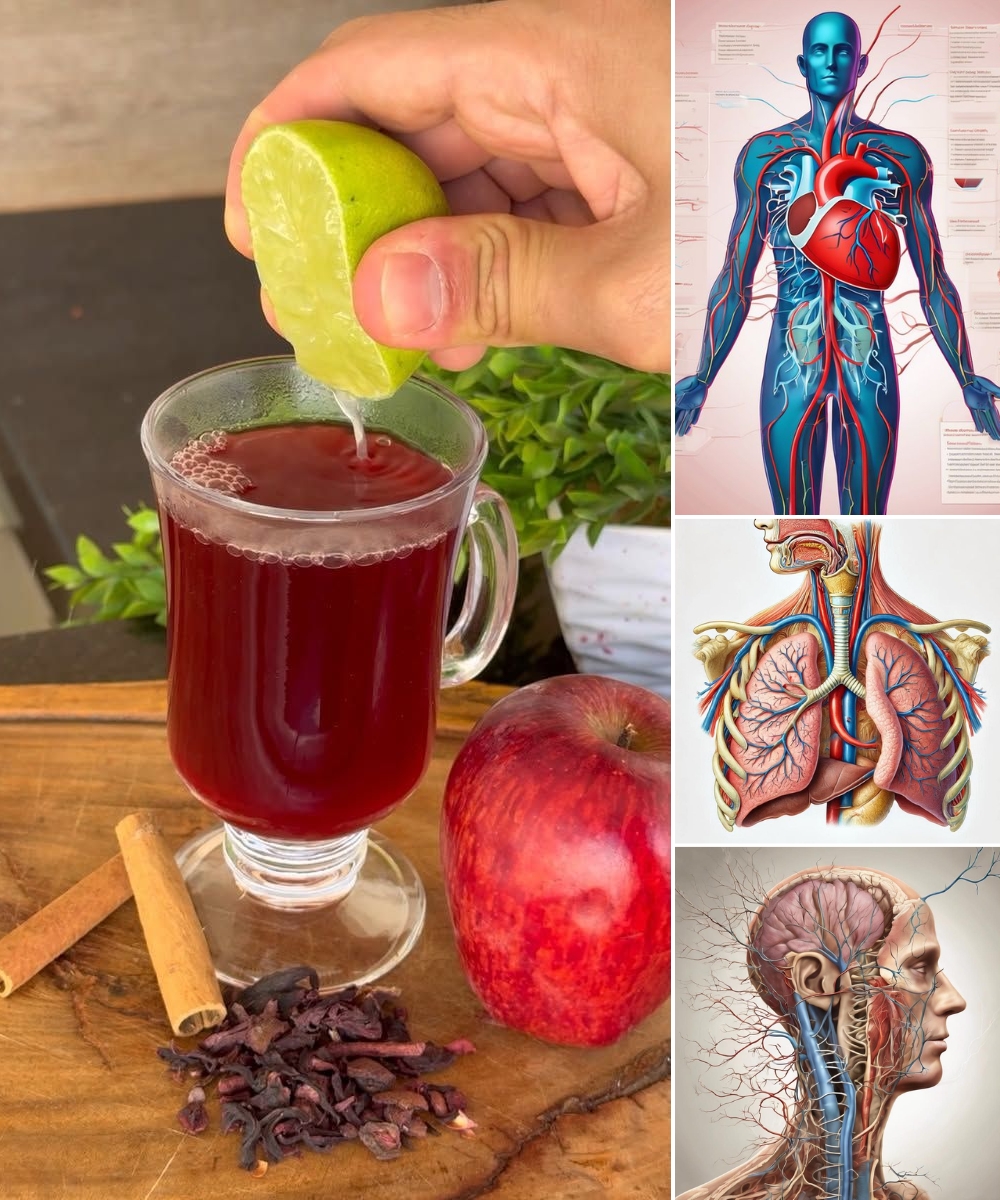Refresh & Detox Naturally: Hibiscus, Apple, Cinnamon & Lemon Tea for Better Health
