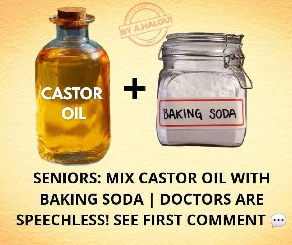 Seniors Are Raving About This Castor Oil + Baking Soda Trick — Doctors Can’t Believe It!