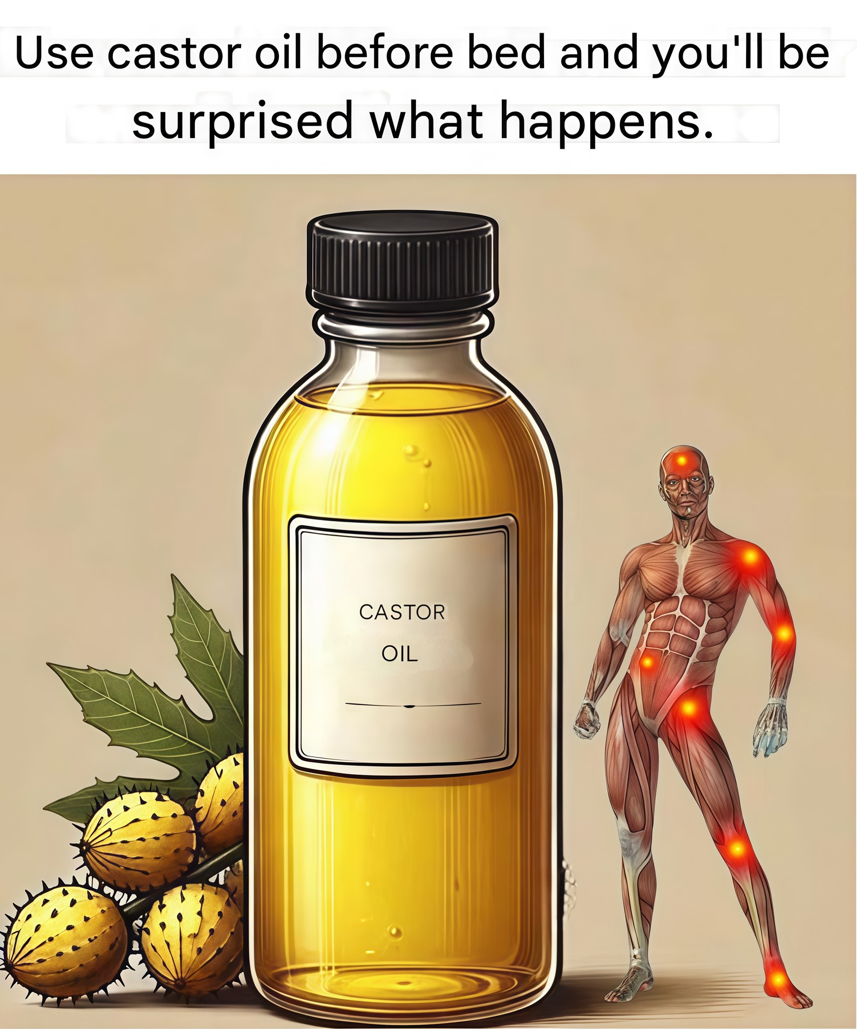 Nightly Castor Oil Trick: The Secret to Glowing Skin and Thicker Hair